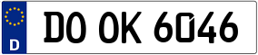 Truck License Plate